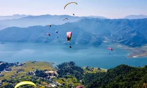 Paragliding in Nepal