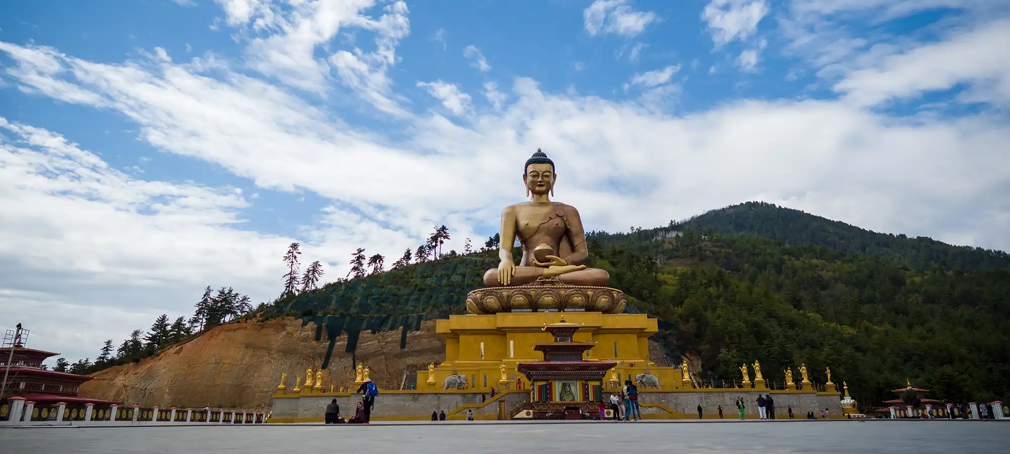 Big Buddha statue in Bhutan Himalayas mountain - Globalxplorers