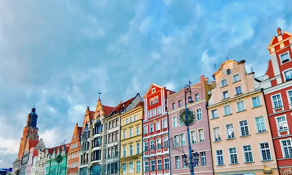 Colorful houses in Wroclaw, Poland, Wroclaw - GlobalXplorers