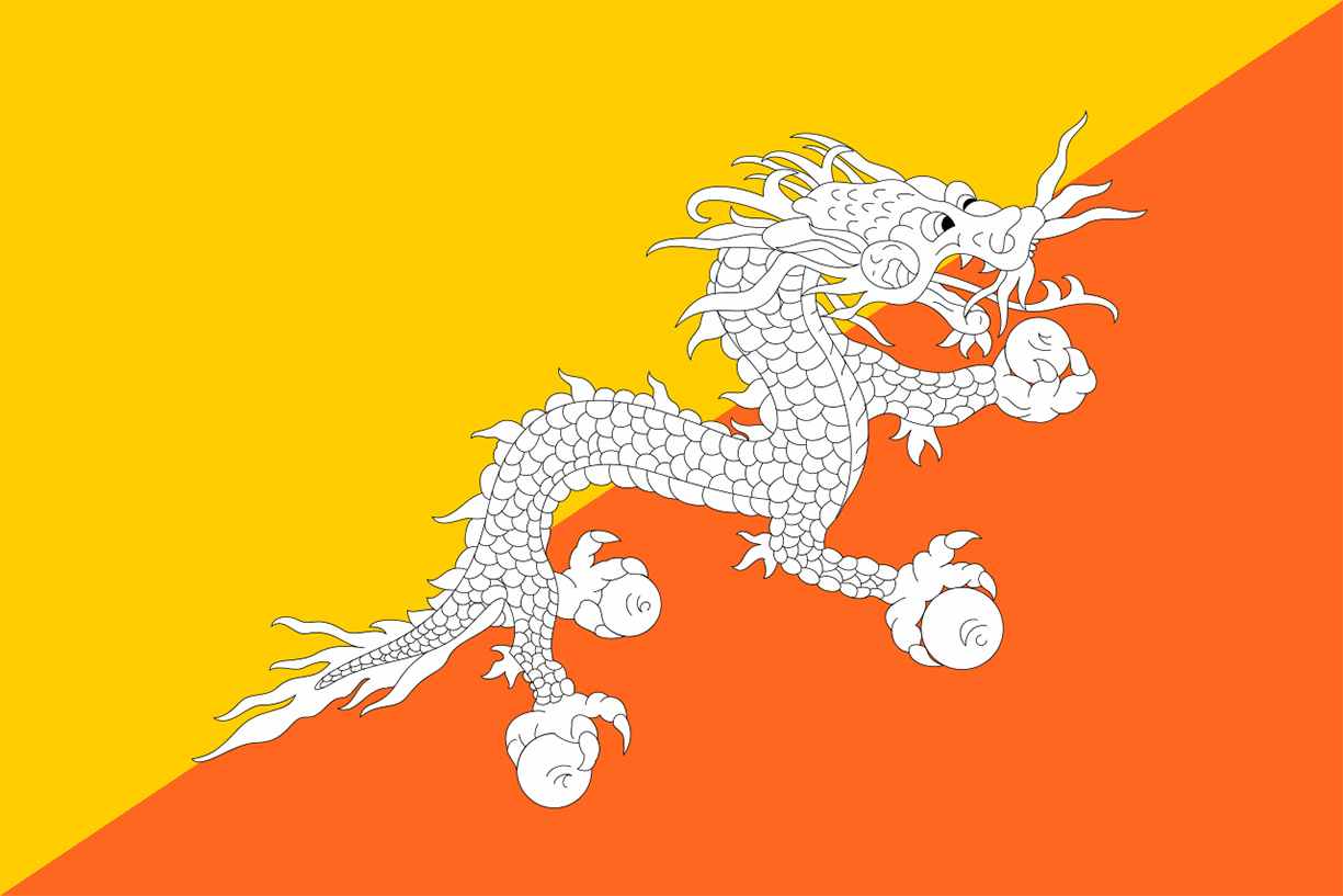 Flag of Bhutan - GlobalXplorers